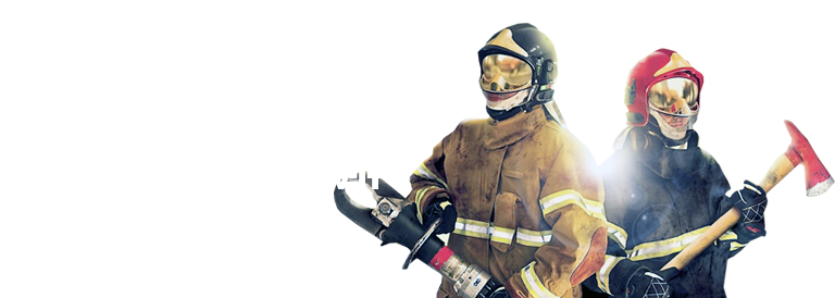 Equipe de Bombeiros e Profissional Civil